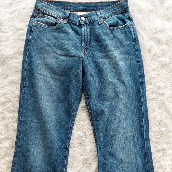 Lucky Brand Dungarees by Gene Montesano Straight Legs Denim Jeans 10/30 - Picture 3 of 9